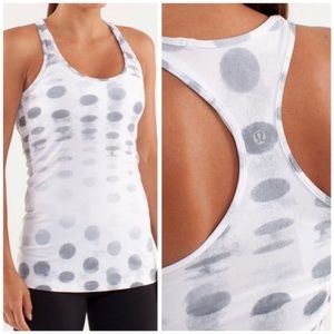 Lululemon seaside polka dot Racerback tank top